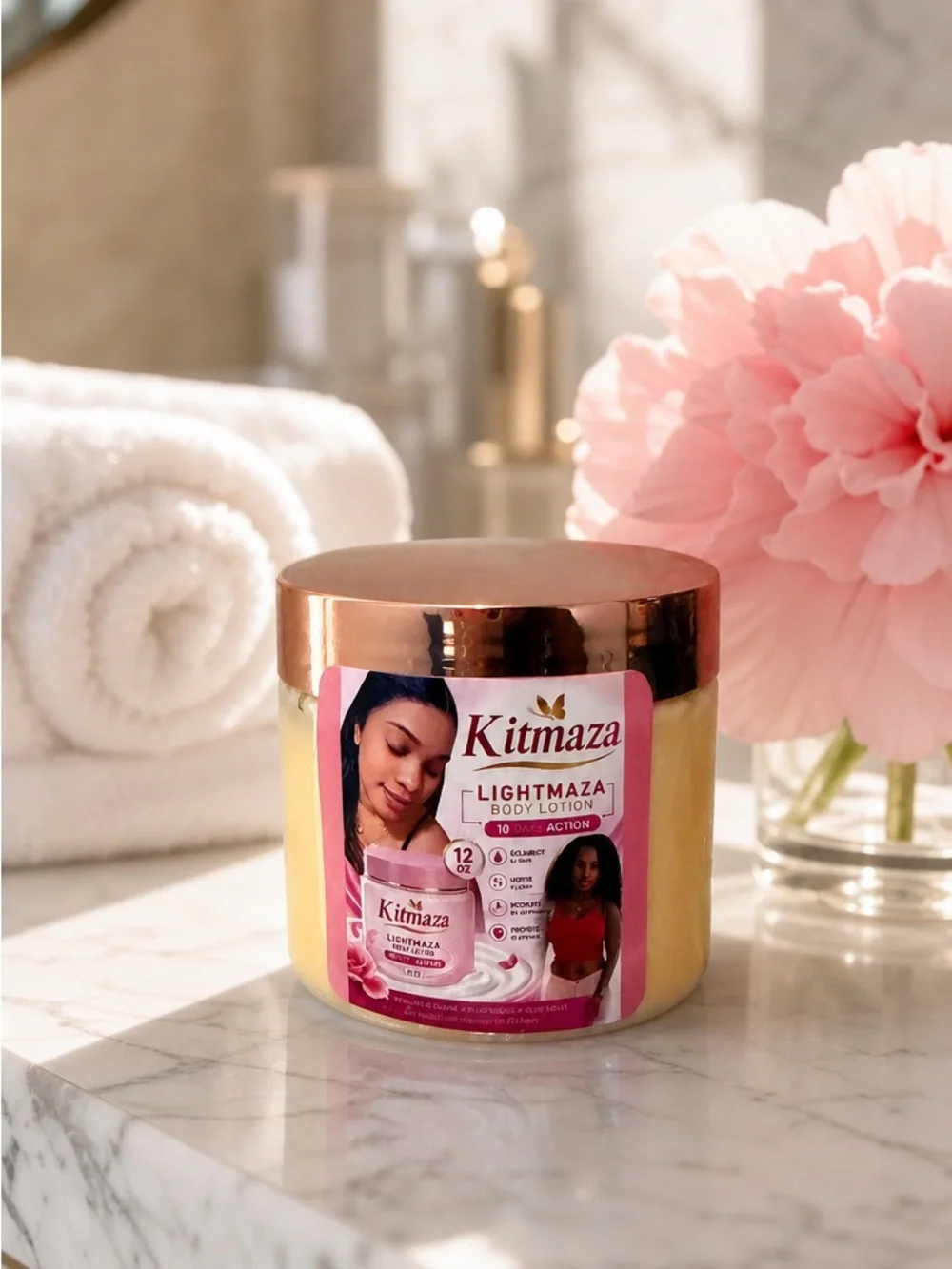 Lightmaza Pink Body Lotion - Radiance & Moisture